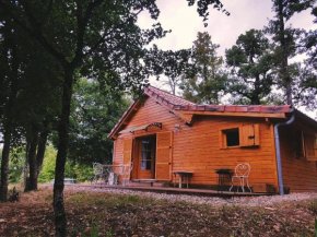 Chalet champêtre dans les bois du Lot, immersion.